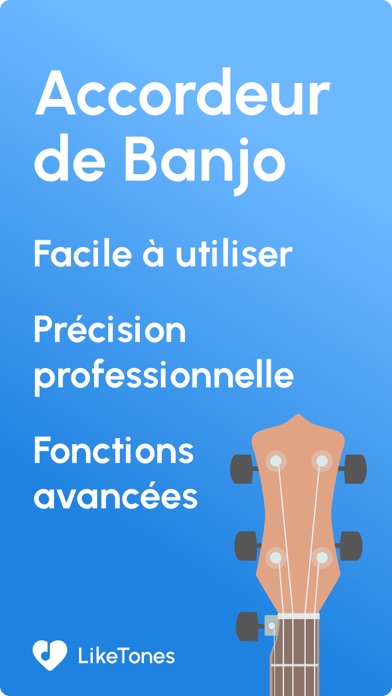 Screenshot #1 pour Accordeur de Banjo - LikeTones