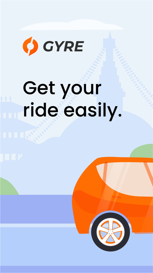 #2. Gyre: Request a ride (iOS) 由: Gyre Services Pvt Ltd