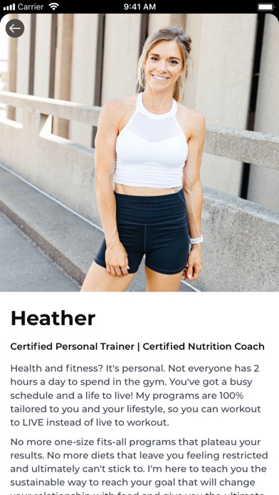 Priority1 Fitness Screenshot