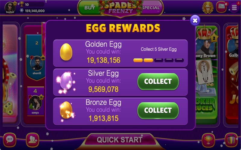 Spades Frenzy® Screenshot