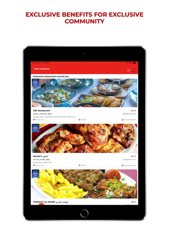 Keeperz iPad screenshot 2 - Food & Drink app
