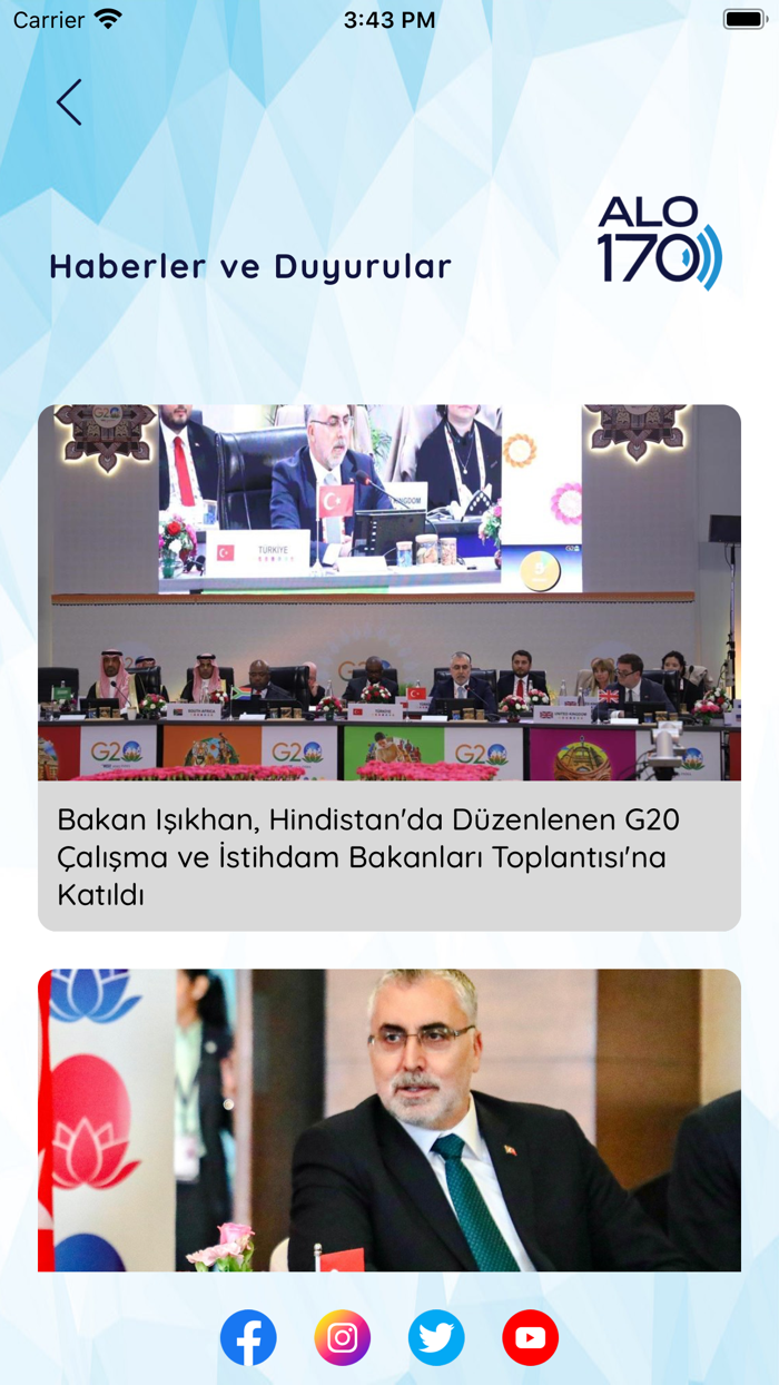 Alo170  İletişim Merkezi