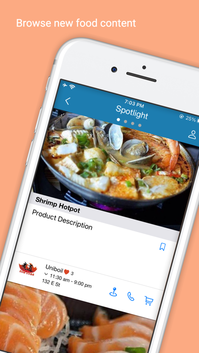 CityBites: Food Discovery App Screenshot