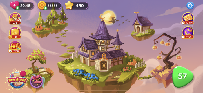 Witch and Cats – Cute Match 3