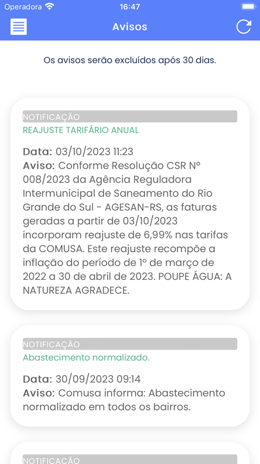 #5. Comusa Mobile (iOS) 由: Comusa Serviços de Água e Esgoto de Novo Hamburgo