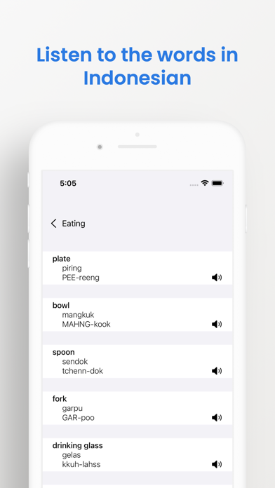 Indonesian Phrasebook (Travel) Screenshot