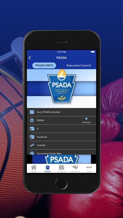 PSADA Mobile App Screenshot