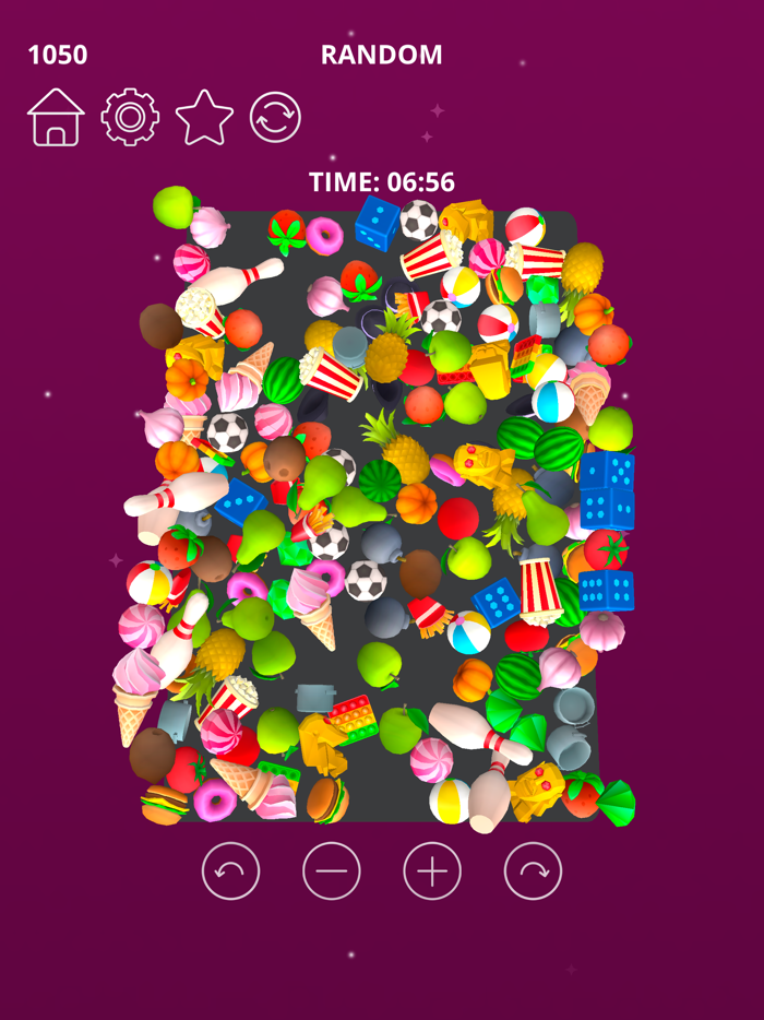 Triple Match - 3D Objects