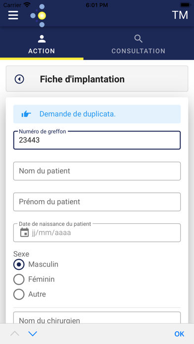 Biobank Screenshot