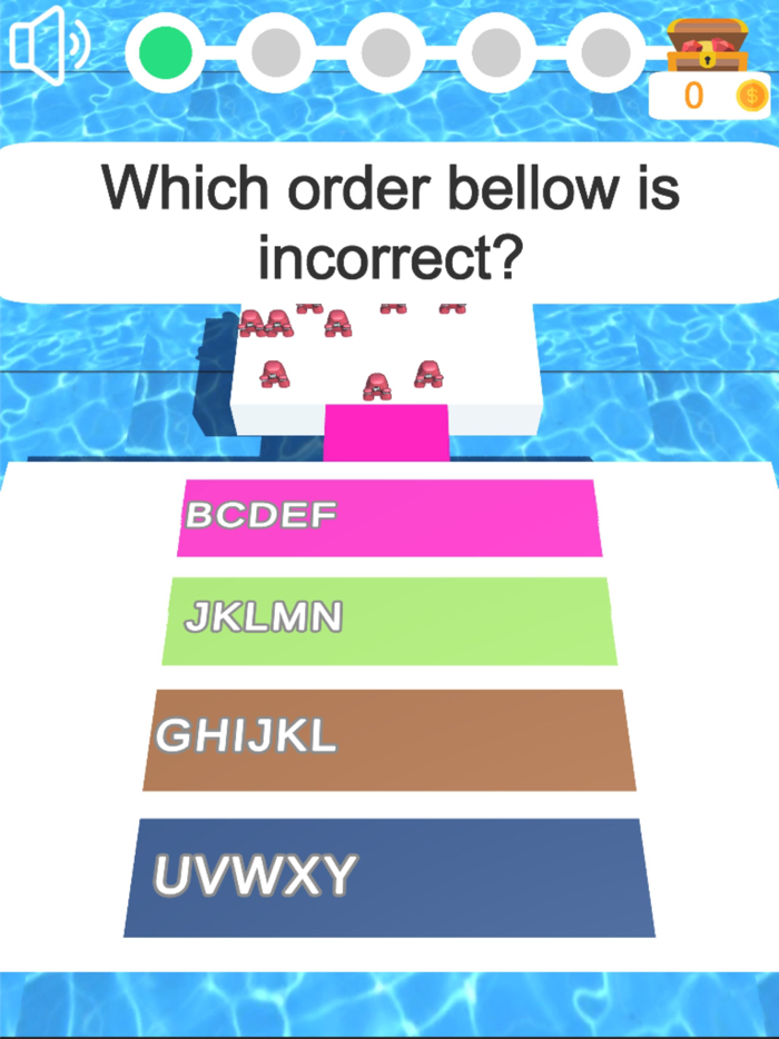 Alphabet Quiz  3D Fall