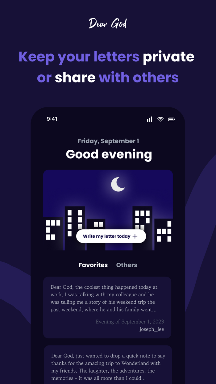 Dear God - Prayer Diary