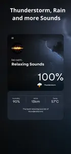 Thunderstorm Sounds screenshot #4 for iPhone