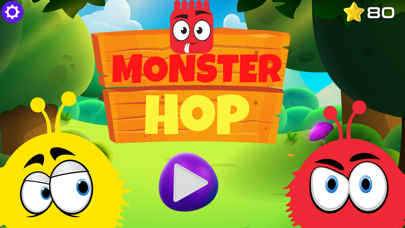 Monster Hop Cartoon Kid Puzzle Screenshot