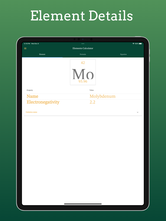 Calculator Chemistry