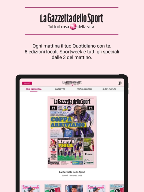 Screenshot #4 pour Gazzetta Reader