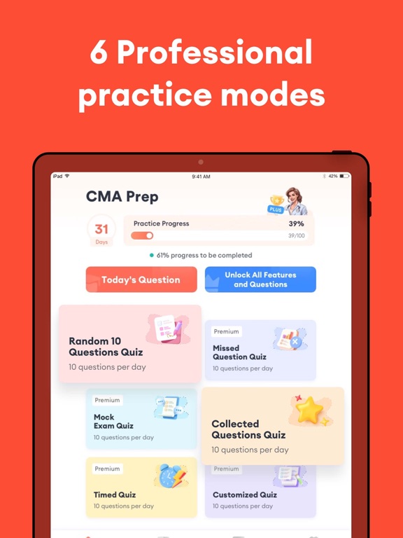 AAMA CMA Test Prep 2026 iPad screenshot 6 - Education app