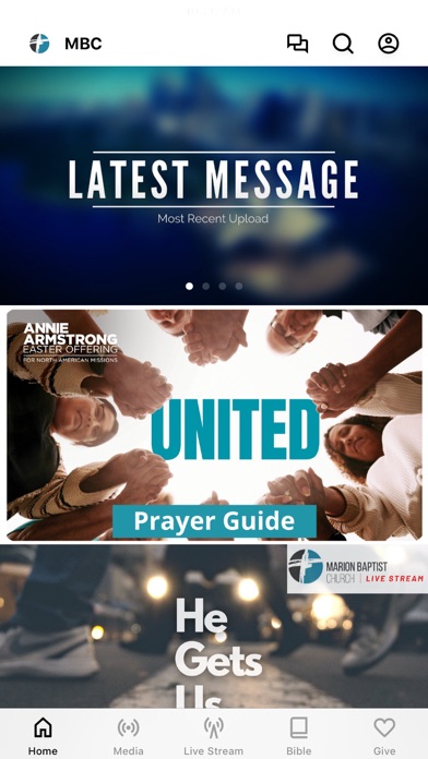 Marion Baptist Church SC Screenshot