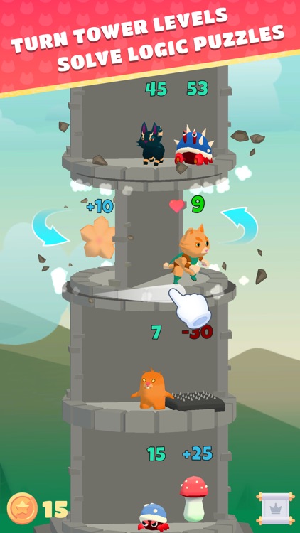 Cats & Towers: Merge Puzzle 3D