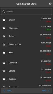 coin market stats iphone screenshot 1
