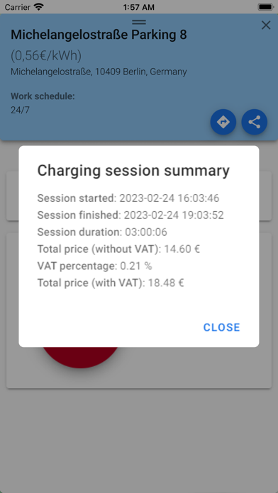 EV Charging Cloud Screenshot