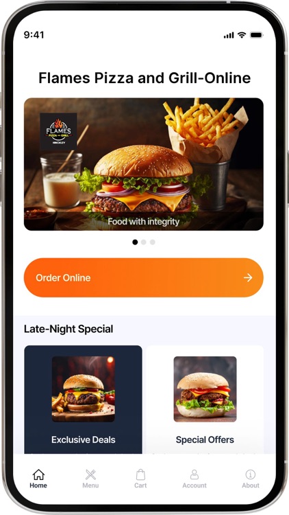 Flames Pizza and Grill Online by RedoQ Software