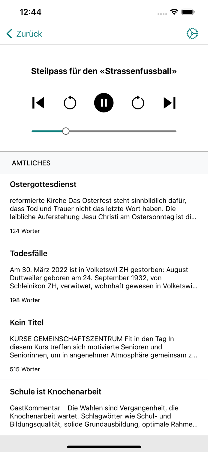 Volketswiler Nachrichten