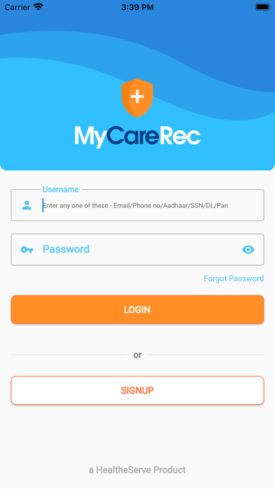 MyCareRec Screenshot