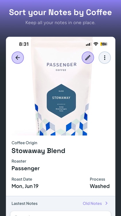 Optimal Coffee Notes