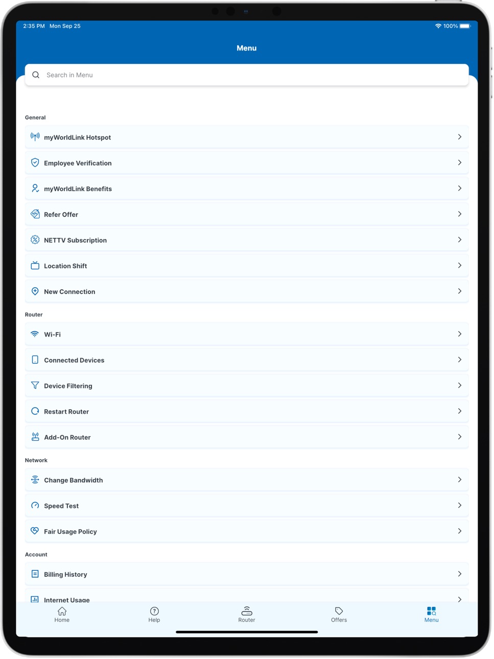 iPad screenshot