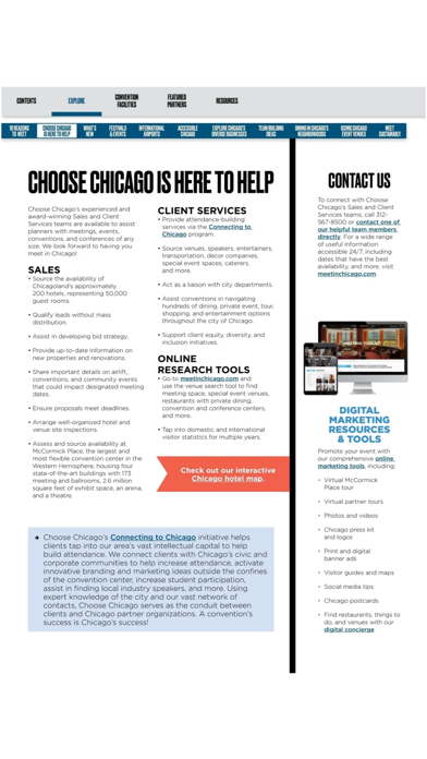 Chicago Meeting Planners Guide Screenshot
