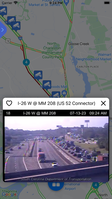 Live Traffic - South Carolina Screenshot