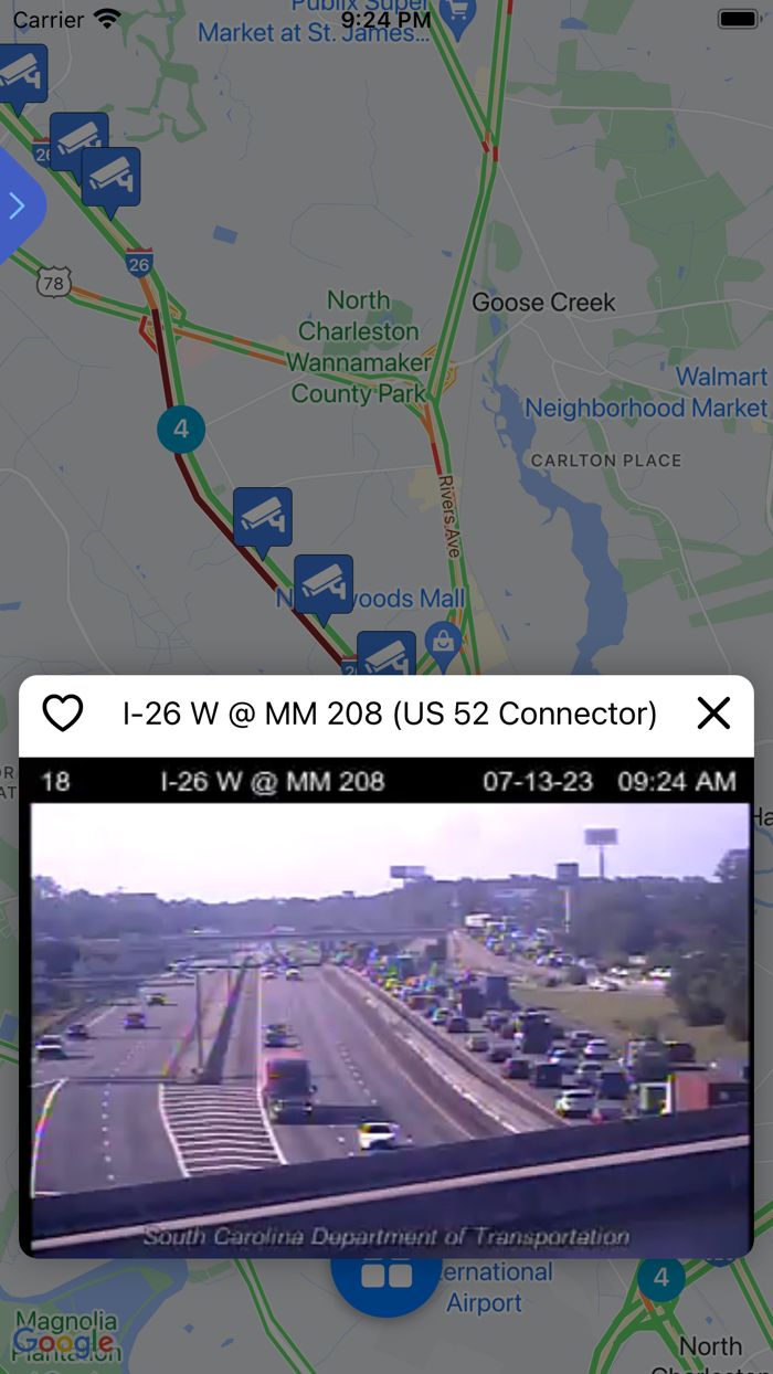 Live Traffic - South Carolina