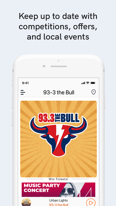 93.3 the Bull Screenshot