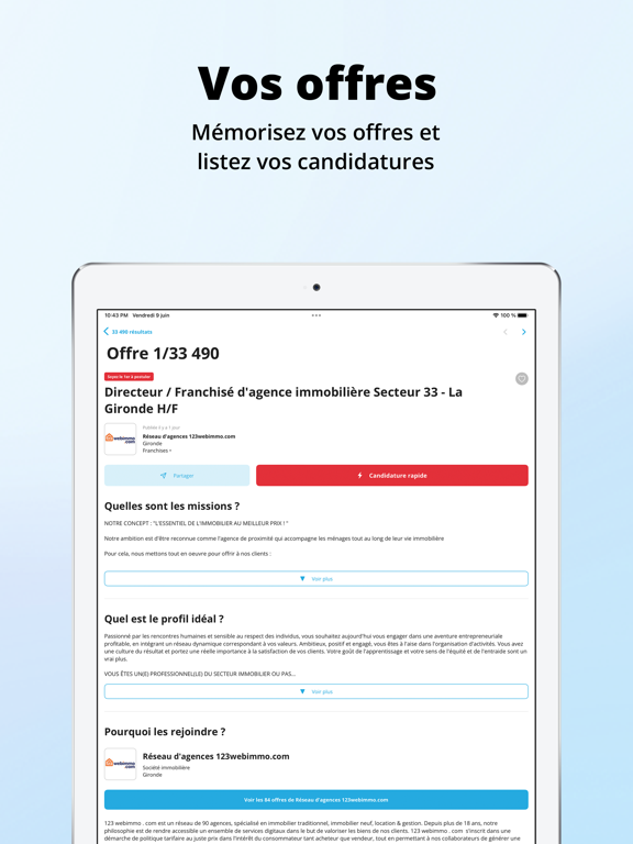 Screenshot #6 pour Cadremploi : Offres d’Emploi