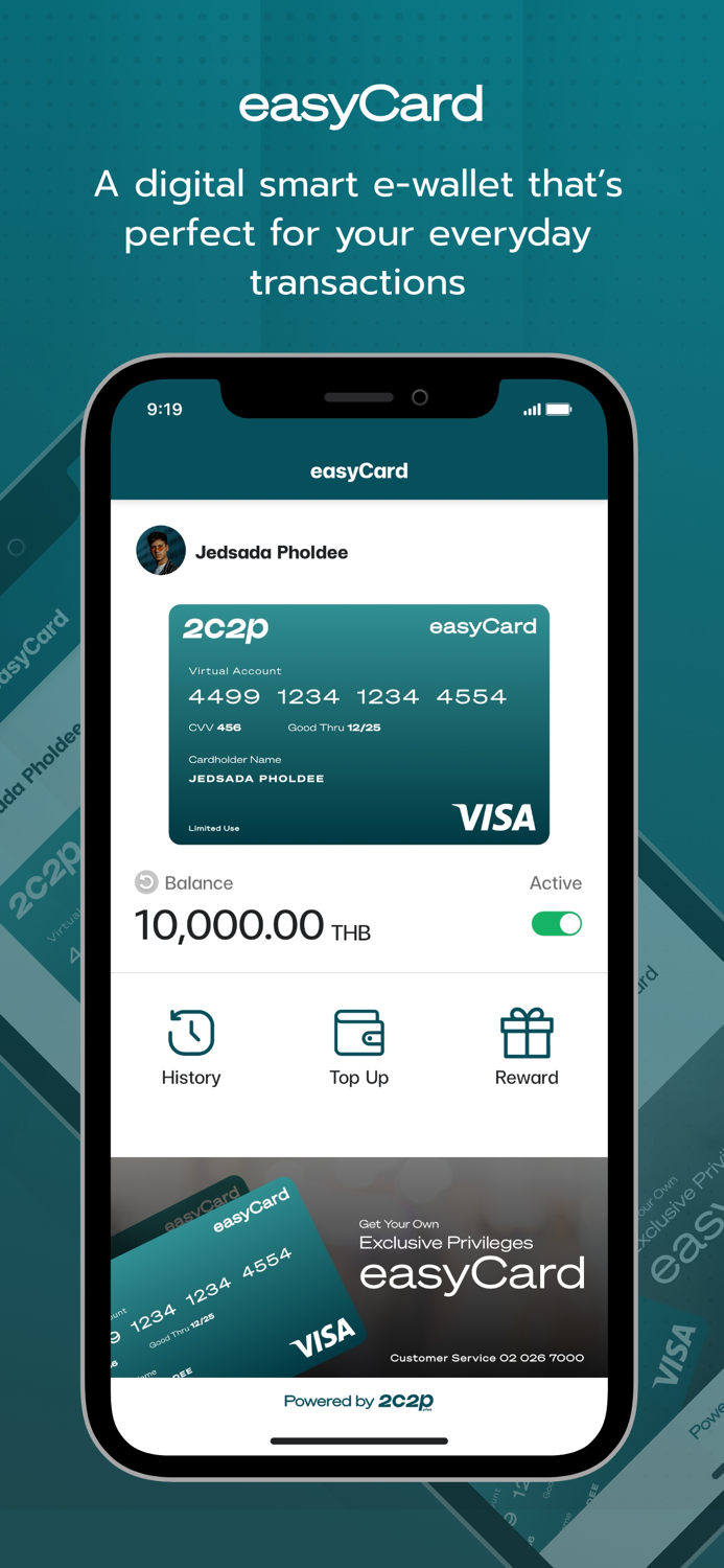 easyCard by 2C2P Plus