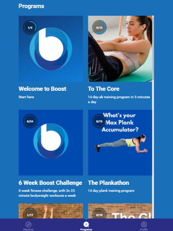 Boost Wellbeing & Performance iPad screenshot 1 - Education app