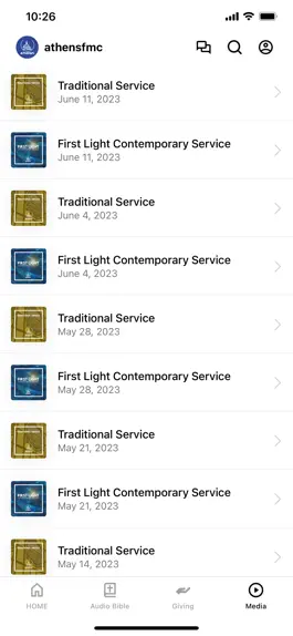 Game screenshot Athens First Methodist Church apk