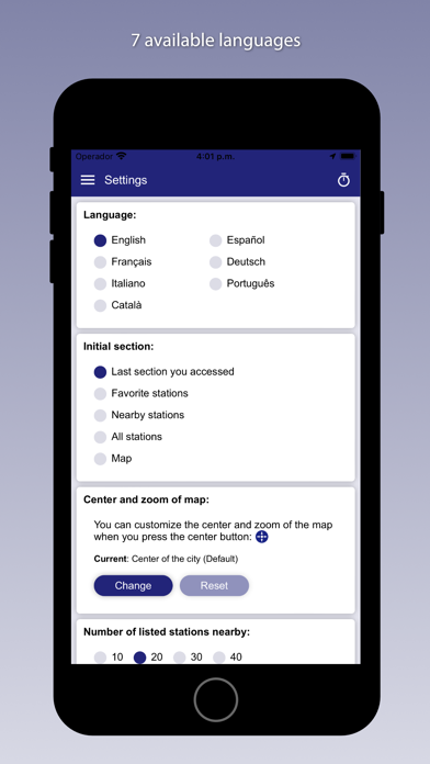 City Bikes Share Screenshot