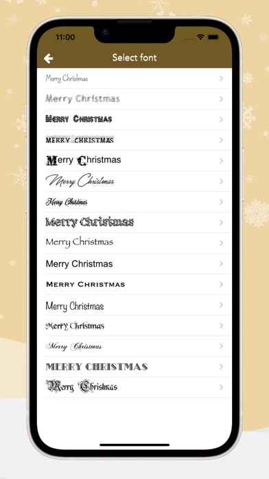Christmas Card Maker / Creator Screenshot