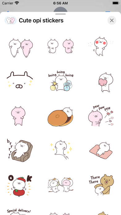 Cute opi stickers Screenshot