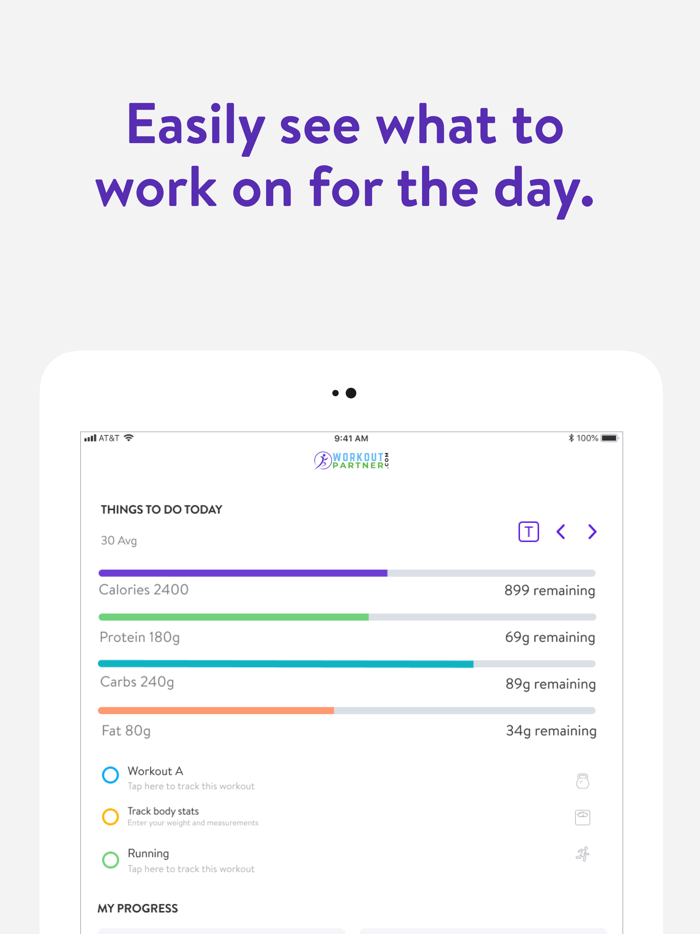 Workout Partner Fitness Trackr