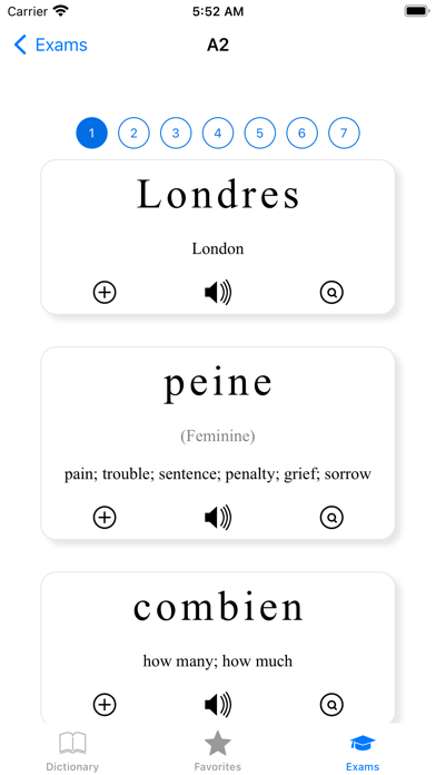 Screenshot #8 for French Pro: dictionary & exams