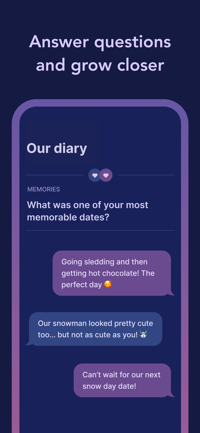 Cozy Couples Relationship App