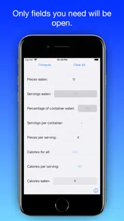calorie helper iphone screenshot 4