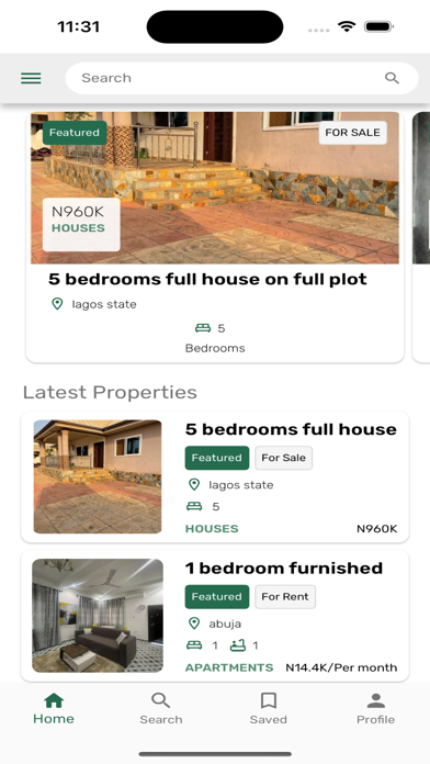 JaraVilla Nigeria- Real Estate Screenshot