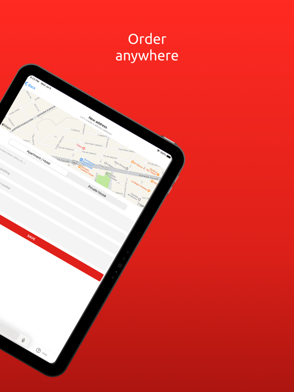 Tomato.mx - Food delivery iPad screenshot 4 - Food & Drink app