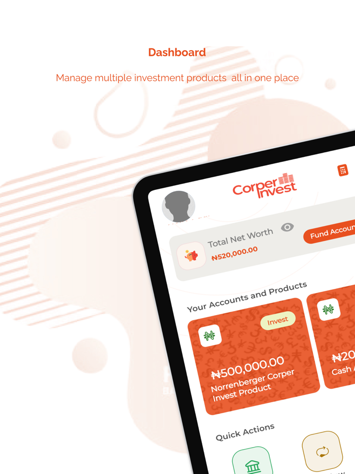 Corper Invest Mobile