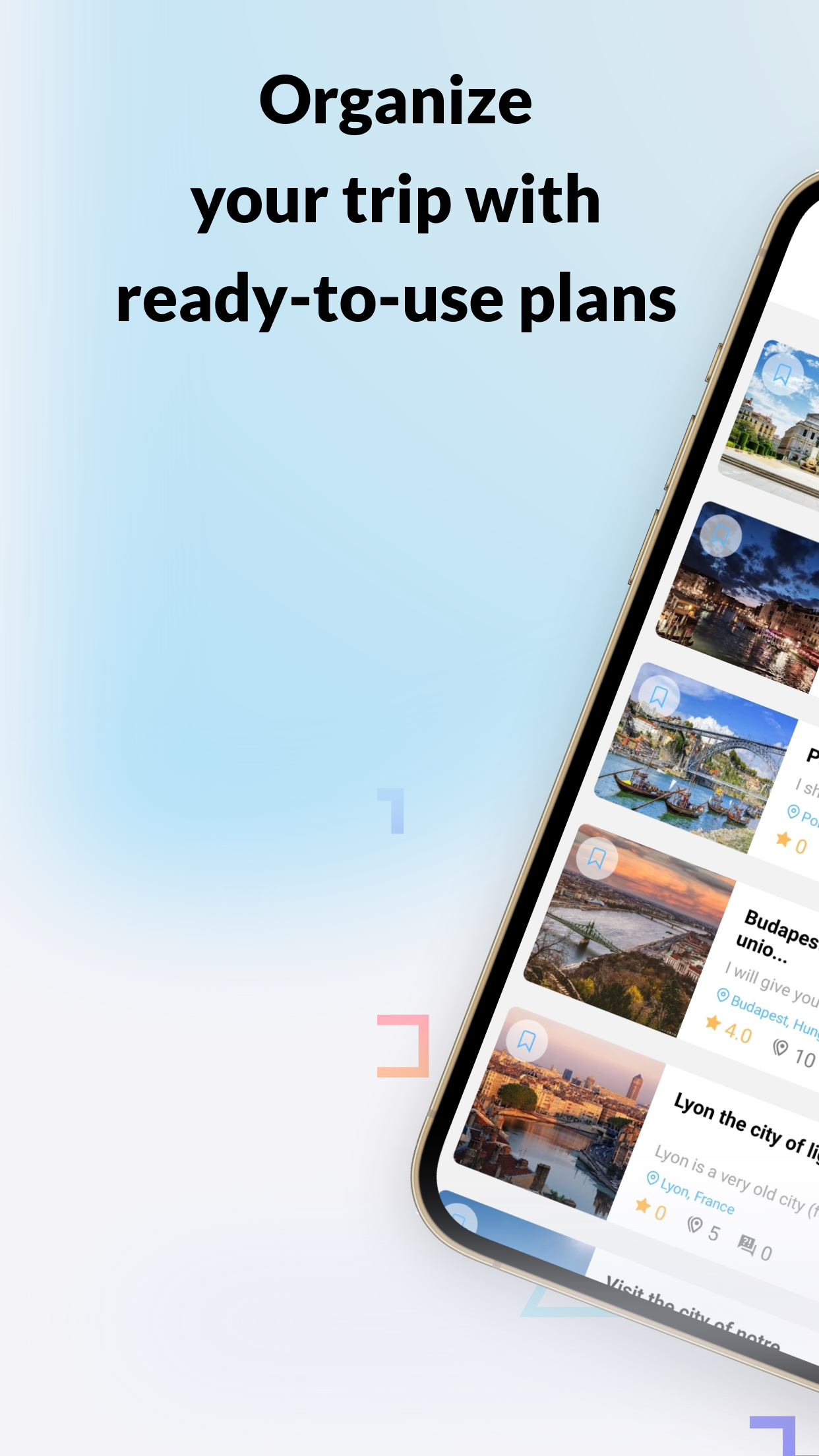 Triplink - Editable trip plans