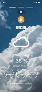 Crypto Weather AI screenshot #1 for iPhone