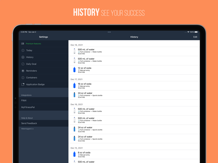 Waterlogged — Drink More Water